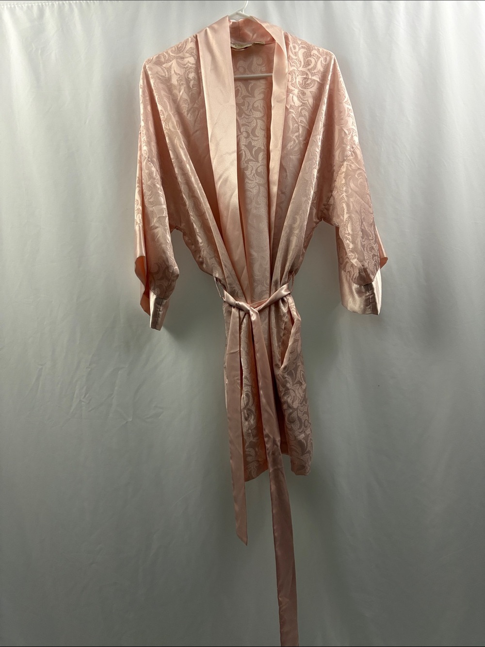 Vintage Victoria’s Secret Robe Light Pink Women’s One Size Fits All Gold Label - Picture 2 of 9